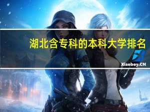 湖北含专科的本科大学排名