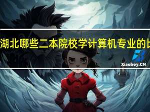 湖北哪些二本院校学计算机专业的比较好