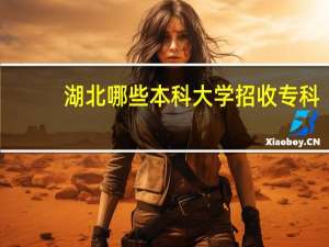 湖北哪些本科大学招收专科
