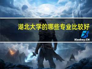 湖北大学的哪些专业比较好？