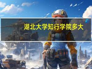 湖北大学知行学院多大