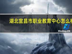 湖北宜昌市职业教育中心怎么样