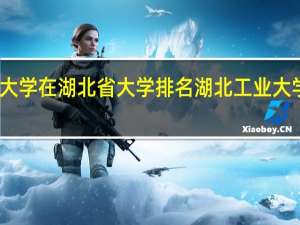 湖北工业大学在湖北省大学排名湖北工业大学专业排名情况