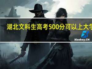 湖北文科生高考500分可以上大学吗