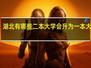 湖北有哪些二本大学会升为一本大学呢