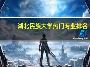 湖北民族大学热门专业排名