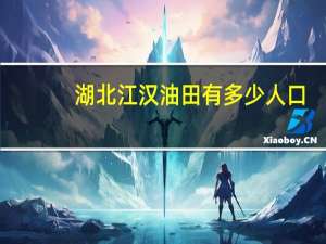 湖北江汉油田有多少人口