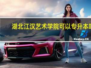 湖北江汉艺术学院可以专升本吗