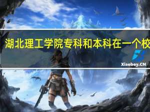 湖北理工学院专科和本科在一个校区吗
