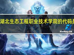 湖北生态工程职业技术学院的代码是多少