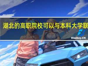 湖北的高职院校可以与本科大学联办吗