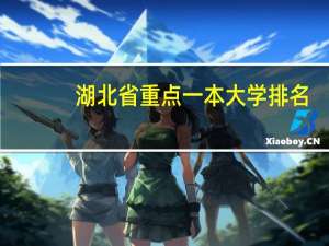 湖北省重点一本大学排名