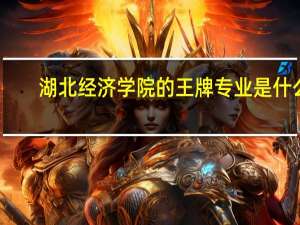 湖北经济学院的王牌专业是什么