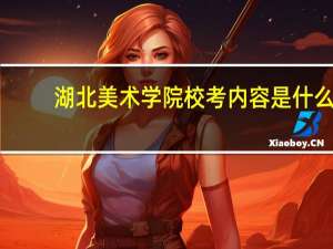 湖北美术学院校考内容是什么