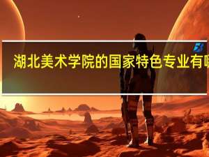 湖北美术学院的国家特色专业有哪些