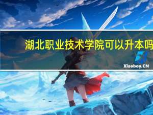 湖北职业技术学院可以升本吗