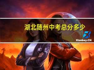 湖北随州中考总分多少