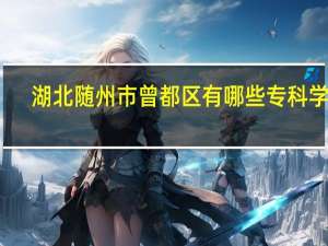 湖北随州市曾都区有哪些专科学校，有美容专业的..