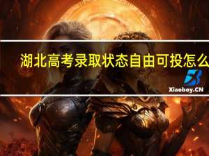 湖北高考录取状态自由可投怎么办