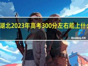 湖北2023年高考300分左右能上什么大学