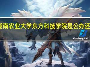 湖南农业大学东方科技学院是公办还是民办