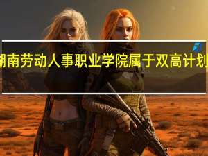 湖南劳动人事职业学院属于双高计划院校吗