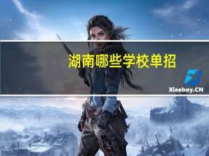 湖南哪些学校单招