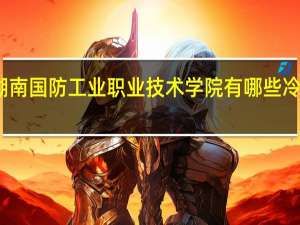 湖南国防工业职业技术学院有哪些冷门专业
