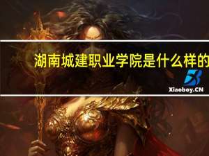 湖南城建职业学院是什么样的