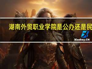 湖南外贸职业学院是公办还是民办