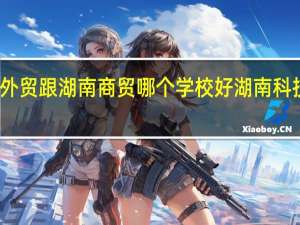 湖南外贸跟湖南商贸哪个学校好 湖南科技经贸学院