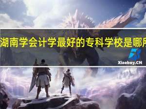 湖南学会计学最好的专科学校是哪所学校
