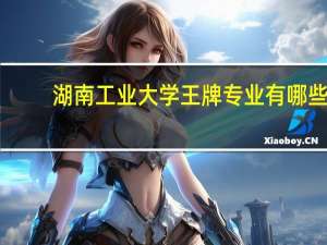 湖南工业大学王牌专业有哪些