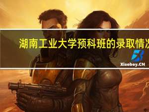 湖南工业大学预科班的 录取情况