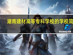 湖南建材高等专科学校的学校简介