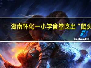 湖南怀化一小学食堂吃出“鼠头”？当地成立联合调查组 到底什么情况呢