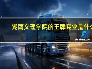 湖南文理学院的王牌专业是什么