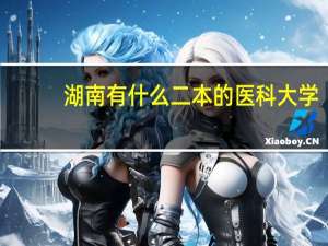 湖南有什么二本的医科大学