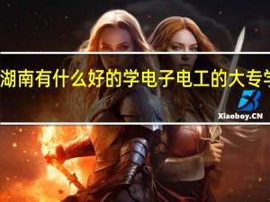 湖南有什么好的学电子电工的大专学校吗