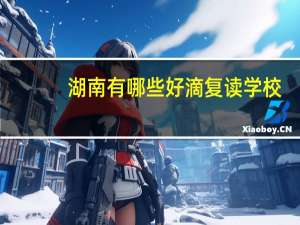 湖南有哪些好滴复读学校