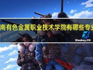 湖南有色金属职业技术学院有哪些专业受欢迎