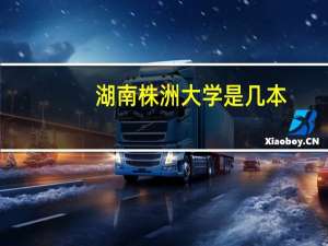 湖南株洲大学是几本