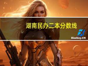 湖南民办二本分数线