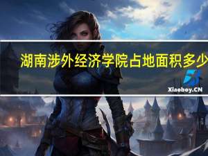 湖南涉外经济学院占地面积多少亩