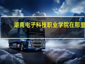 湖南电子科技职业学院在那里