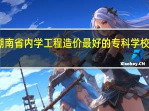 湖南省内学工程造价最好的专科学校有哪些