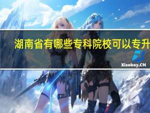 湖南省有哪些专科院校可以专升本