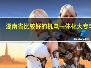 湖南省比较好的机电一体化大专学校