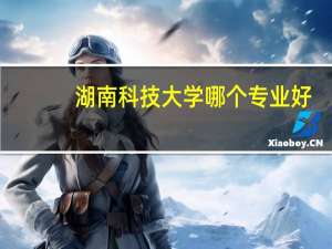 湖南科技大学哪个专业好