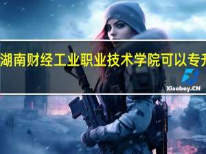 湖南财经工业职业技术学院可以专升本吗